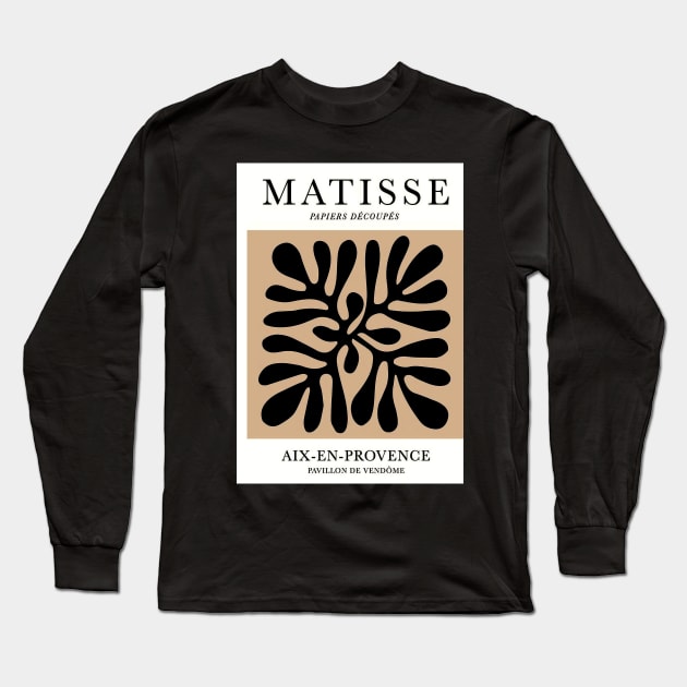 Matisse Aix-En-Provence Cutouts Abstract Print Long Sleeve T-Shirt by posterbobs